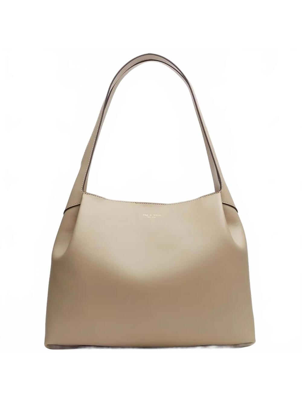 Rag & Bone Slade Calf Leather Tote Bag Tan Greige NWOT